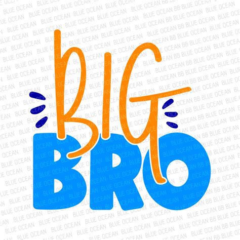 Big Bro Svg Big Brother Svg Cricut Svg Files Etsy