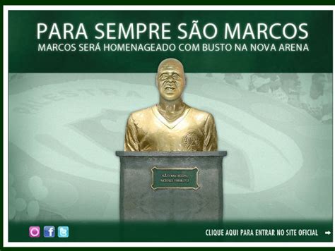 Imagem Falsa Do Busto De Marcos Em Site Do Palmeiras Gera Pol Mica