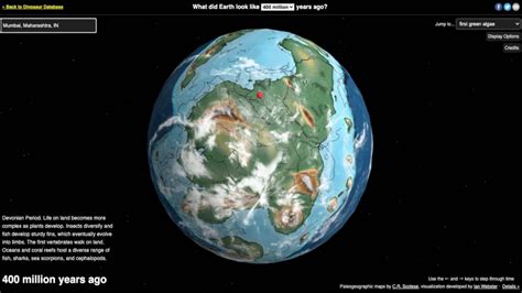 Mapa Starej Ziemi pokazuje gdzie Twoje miasto było setki milionów lat temu Wiadomości
