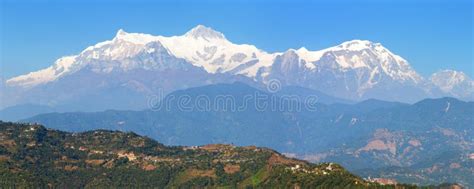 Mount Annapurna Range Nepal Himalayas Mountains Stock Photo Image Of