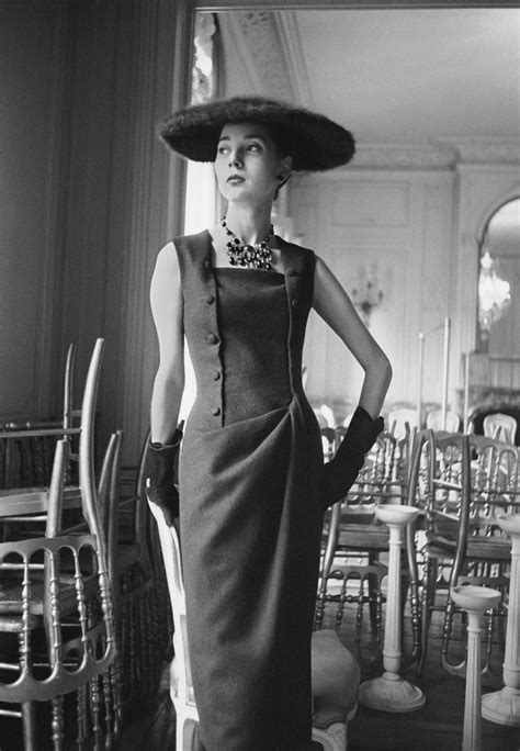 Renée Breton In Christian Dior 1955 Photo By Mark Shaw ~ Mlle