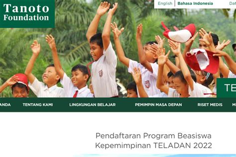 Foto Tanoto Foundation Buka Beasiswa Teladan Bagi Mahasiswa S1 Yuk