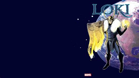 Loki Animated Illustration Marvel Comics Wallpaper Wallpaper Vector