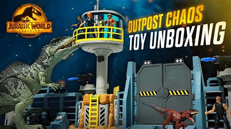 PLAYSET UNBOXING Jurassic World Dominion Outpost Chaos BioSyn Toy 4K