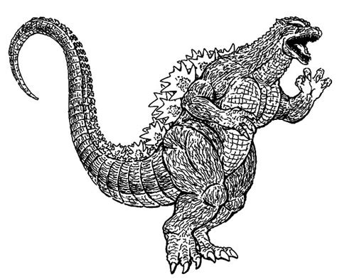 Godzilla rey de los monstruos 2019 peliculas en guia del ocio. Godzilla Coloring Pages | Color Luna