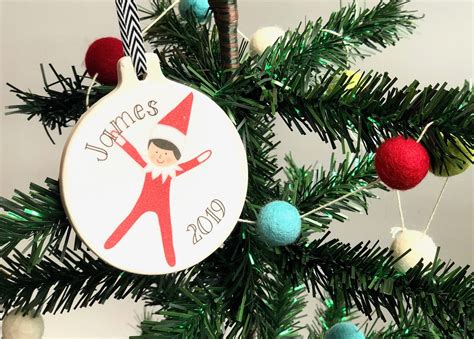 Personalized Elf On The Ornament