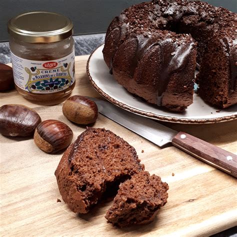 recette gâteau chocolat crème de marrons saveurs de sandrine