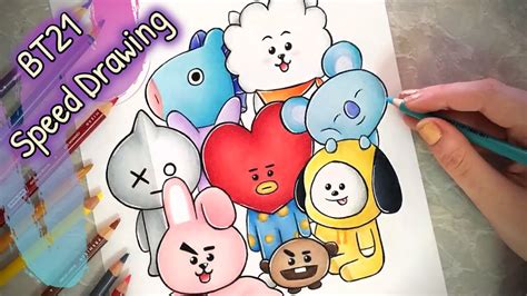 Bt21 Characters Drawing