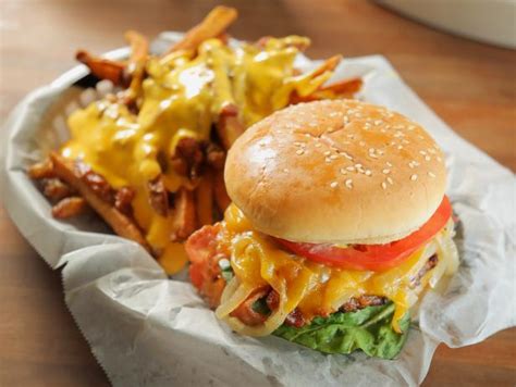 Bacon Cheese Burgers And Chili Cheese Fries Recipe Food