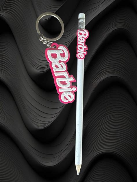 Stl File Barbie Keychain Barbie Pencil・3d Printer Design To Download