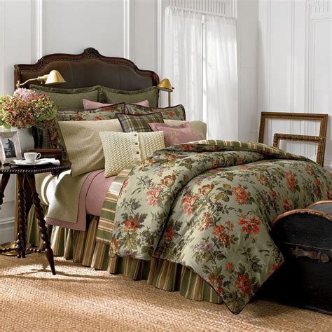 Ralph Lauren Chaps~brittany Collection 5 Pc Queen Comforter Set