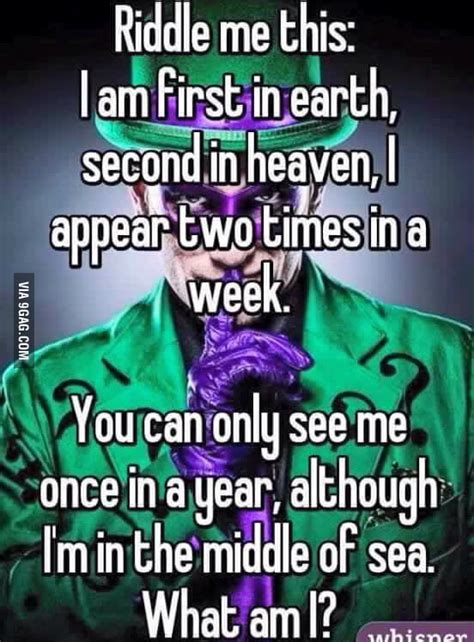 Riddle Me This 9gag