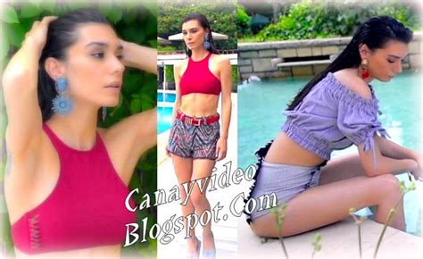 Canay Video Blog Burcu Kıratlı Bikinili Seksi Bacak Göğüs Frikikleri