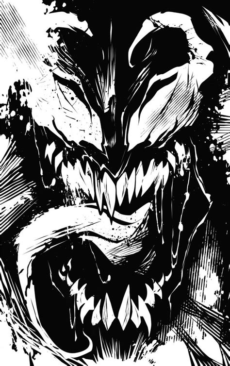 Black Venom Art Print By Like A Black X Small Venom Art Marvel