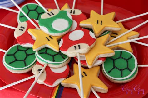 Super Mario Cookies Super Mario Birthday Party Mario Birthday Party
