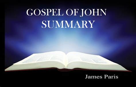 Gospel Of John Summary The Bible Brief