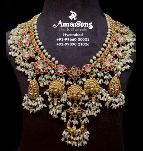 Kundan Guttapusalu Necklace Indian Jewellery Designs