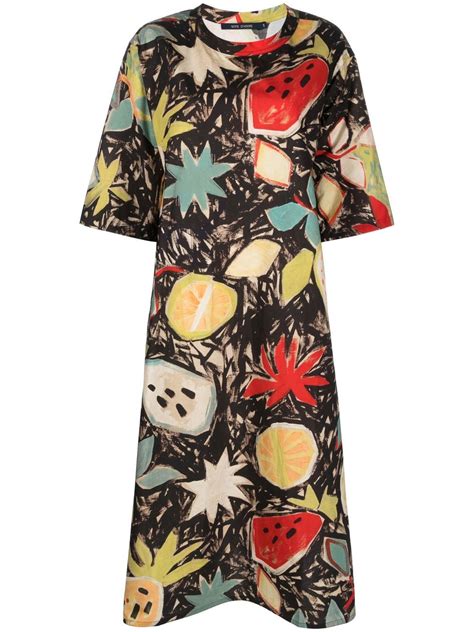 Sofie Dhoore Darby Fruit Print Dress In Woven Fruit Modesens