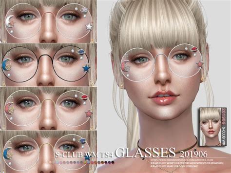 Glasses 201906 By S Club Wm At Tsr Sims 4 Updates