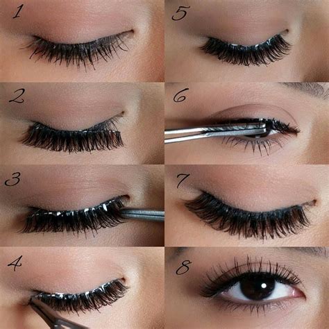 Step By Step How To Apply Individual Flare Lashes Eyelashes Tutorial