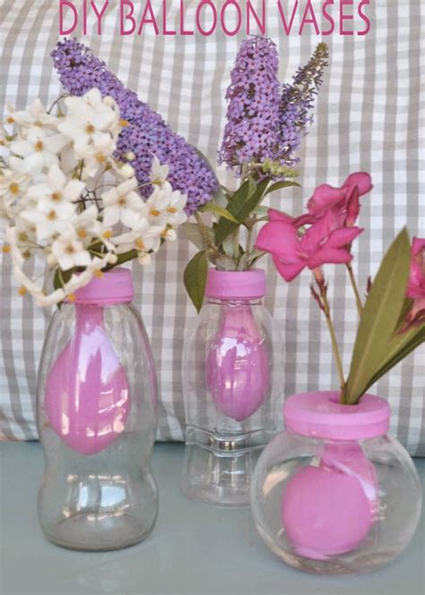 How To Make A Balloon Vase Recycled Crafts