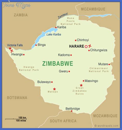 Maybe you would like to learn more about one of these? Zimbabwe Map - ToursMaps.com