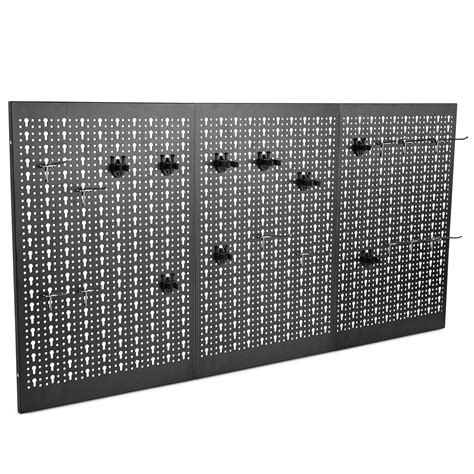 We did not find results for: VonHaus 24pc Black Metal Pegboard Wall Mounted Panel Set ...