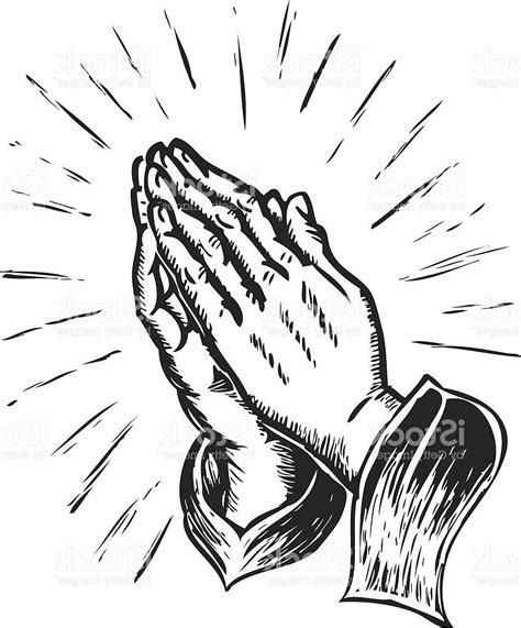 Praying Hands Line Drawing At Getdrawings Free Download