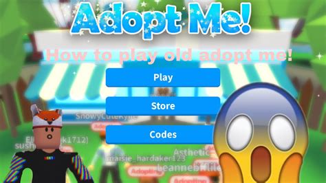 How To Play Old Adopt Me 2020 Roblox Youtube
