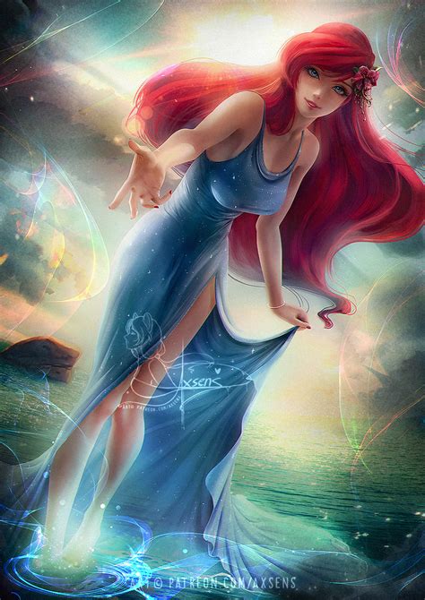 The Little Mermaid 1989 Art By Axsens