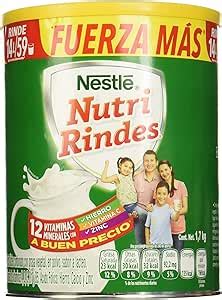 Nestlé Nutri Rindes Solución Láctea 1 7 kilogramos Amazon mx