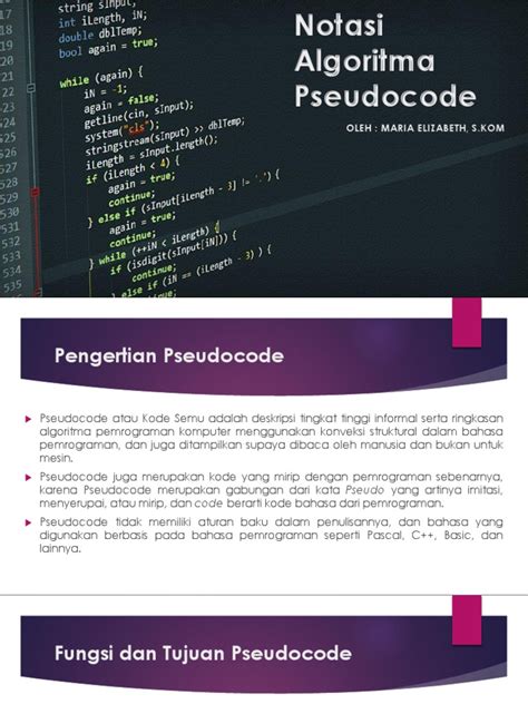 Notasi Algoritma Pseudocode Pdf