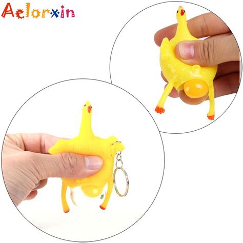 1pcs surprise laying hen squishy toy anti stress squeeze toys chickenandeggs laying hens funny