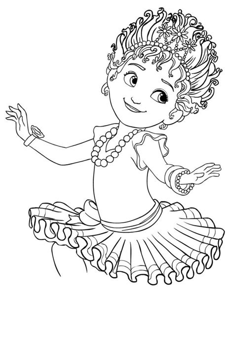 Fancy Girl Coloring Pages Coloring Home