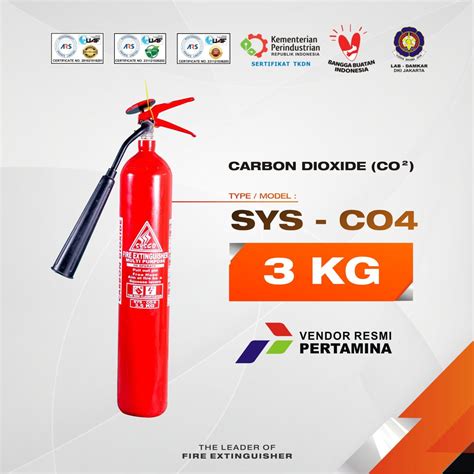 Alat Pemadam Api Ringan (APAR) 3 Kg Carbondioxide - SYSCO FIRE - Sysco