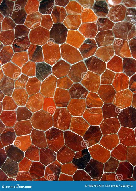 Orange Tile Mosaic Pattern Stock Photo Image Of Decorative 18970678