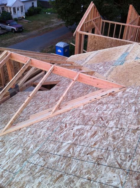 Over Framing A Cross Gable Roof To A Open Great Room Cathedral