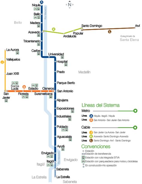 Plano De Metro De Medellín ¡fotos Y Guía Actualizada 【2020】