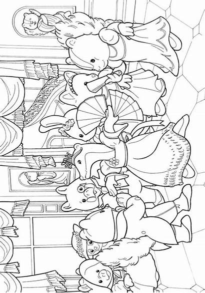 Sylvanian Families Coloring Colouring Pages Calico Critters