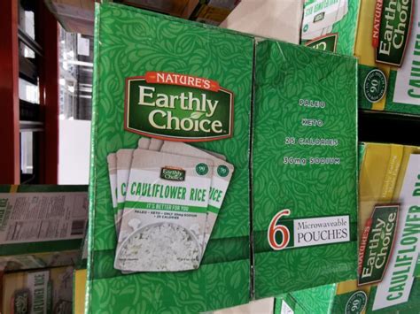 You can choose to cook this in a fry pan or microwave it frozen in the bag for about 10 minutes. Costco-1311309-Earthly-Choice-Cauliflower-Rice-part ...