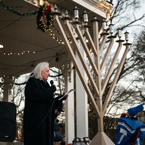Chabad Of Clinton Holds Annual Menorah Lighting