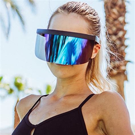 black retro futuristic single shield color oversized wrap cyclops visor sunglasses buy online