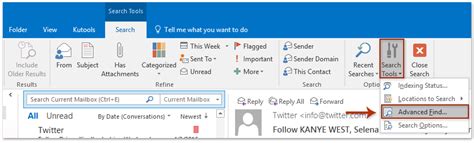 How To Search Email By Date Range Between Two Dates In Outlook