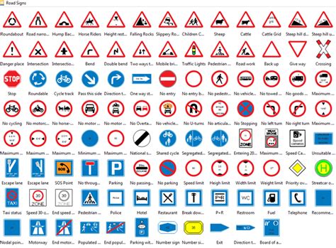 All Road Signs With Meanings