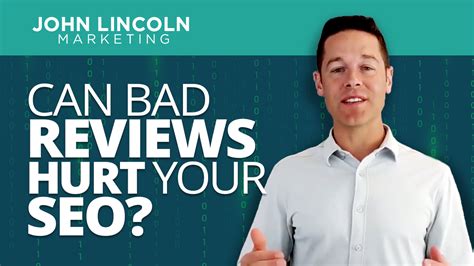 Can Bad Reviews Hurt Your Seo John Lincoln Marketing