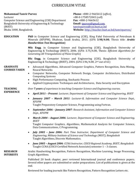 These 2 example cvs should give you a good idea of how a teacher's cv looks, and the type of information it should include. Download Curriculum Vitae Teacher Template for Free | Page ...
