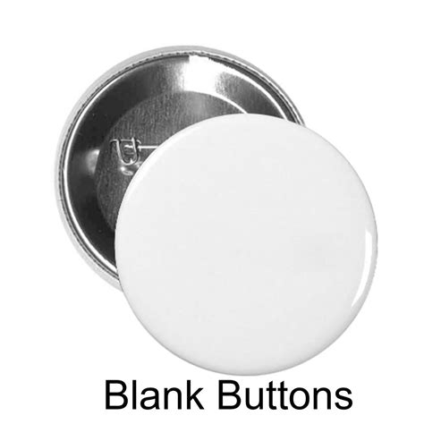 Blank Button Pins Blank Face Buttons White Or Black Free Shipping Pinback Design Your Own