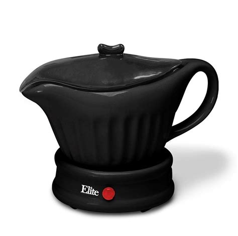 Elite Cuisine Egw 08l Maxi Matic 17 Ounce Gravy Warmer With Lid Black