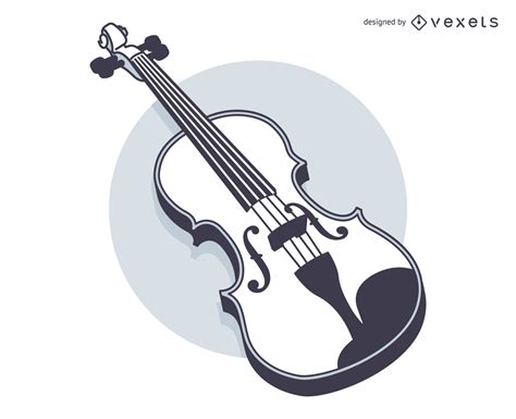 Line Art Blak And White Violin Vector Download
