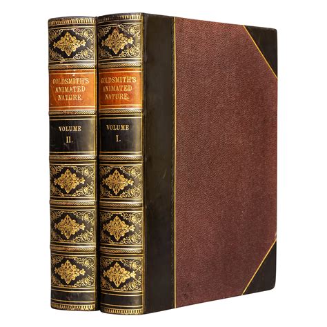 Book Set 2 Volumes Oliver Goldsmith A History Of The Earth And